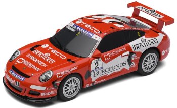 Scalextric Porsche 997, Lechner Racing, Red